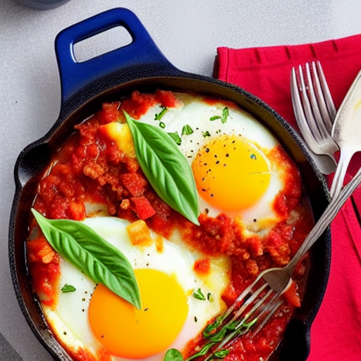 Baked Eggs in Purgatory
