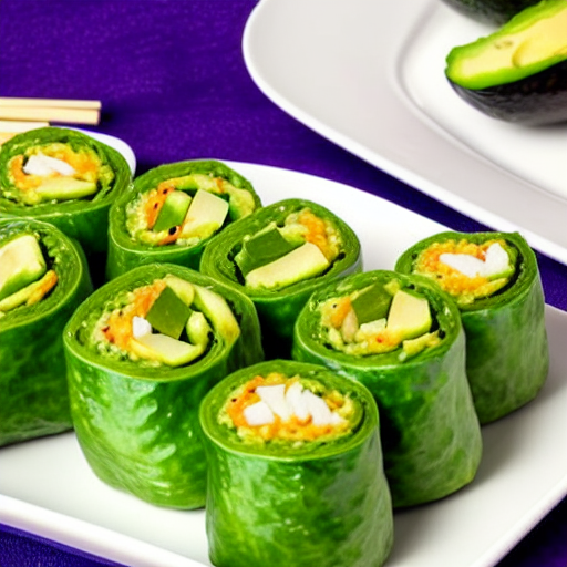 Cucumber Avocado Rolls