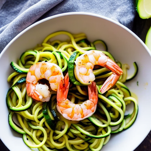 Keto Shrimp and Zucchini Noodles