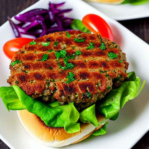 Keto Tabbouleh Burger