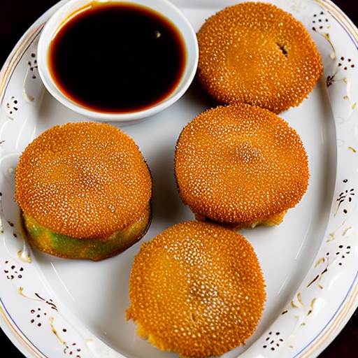 Crispy Taro Cakes