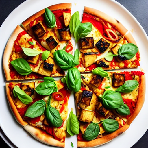 Crispy Tofu Pizza