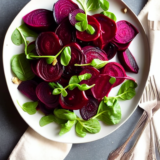 Vegan Roasted Beet Salad