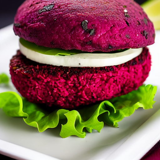 Beetroot Kibbeh Burger