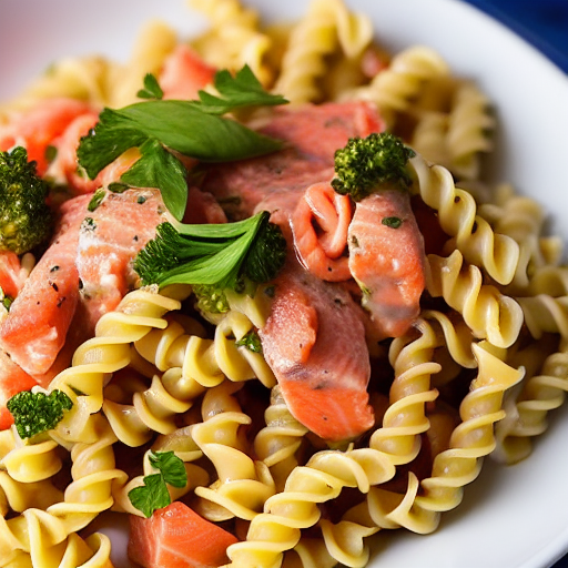 Fusilli con Salmone