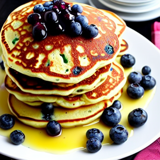 Lemon Blueberry Pancakes