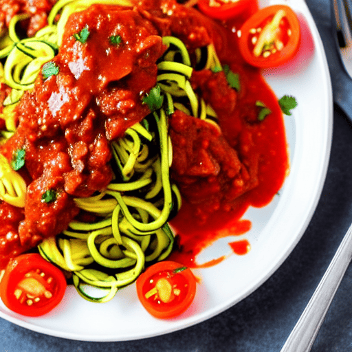Espagueti con Salsa de Tomate