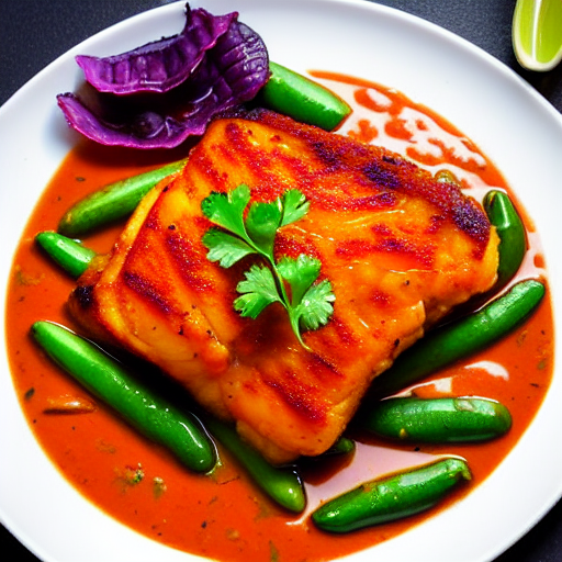 Peixe com Molho de Pimenta
