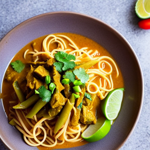 Vegetarian Khao Soi