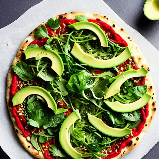 Seaweed Salad Pizza