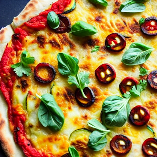 Zucchini Tortilla Pizza