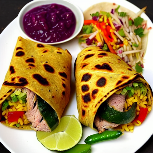 Jerk Chicken Wrap