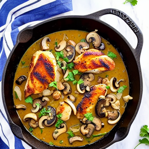 Chicken and Mushroom Skillet