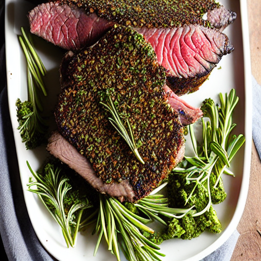 Herb-Crusted Elk