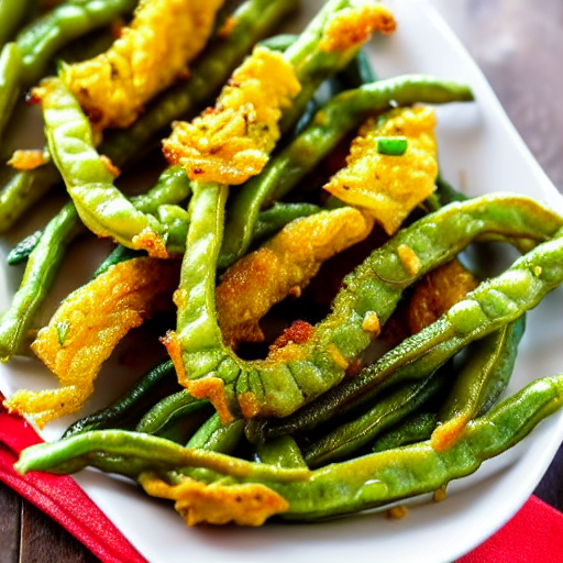 Baked Green Bean Tempura
