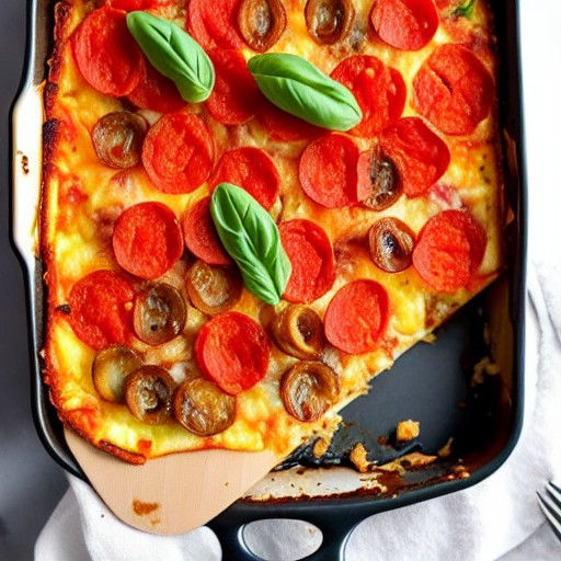 Keto Pizza Casserole