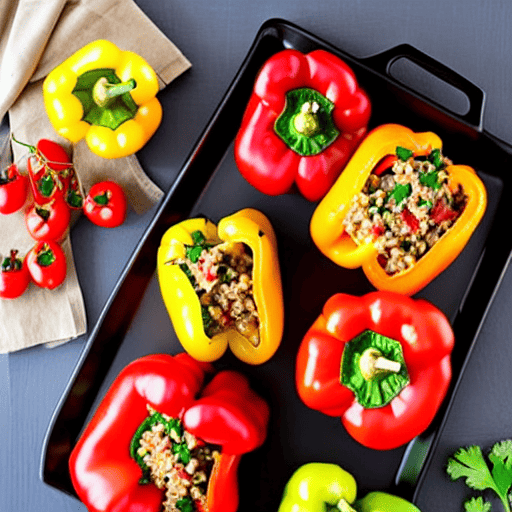 Savory Stuffed Bell Peppers