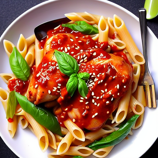 Korean Chicken Pasta