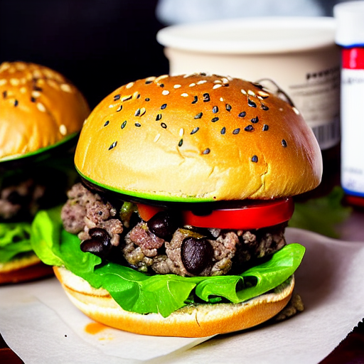 Hamburguesa de Poblano