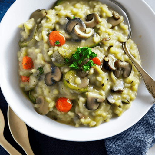 Vegan Mushroom Risotto