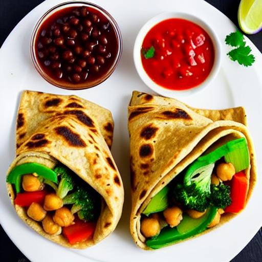 Chickpea Gyro Wrap