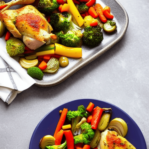 Roasted Chicken and Veggies