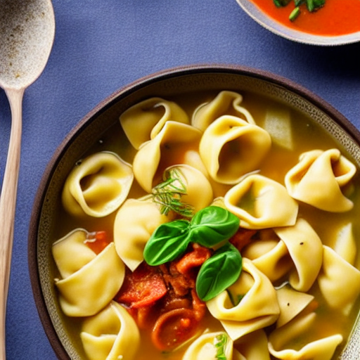 Tortellini in Brodo Vegetale