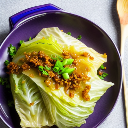 Braised Napa Cabbage