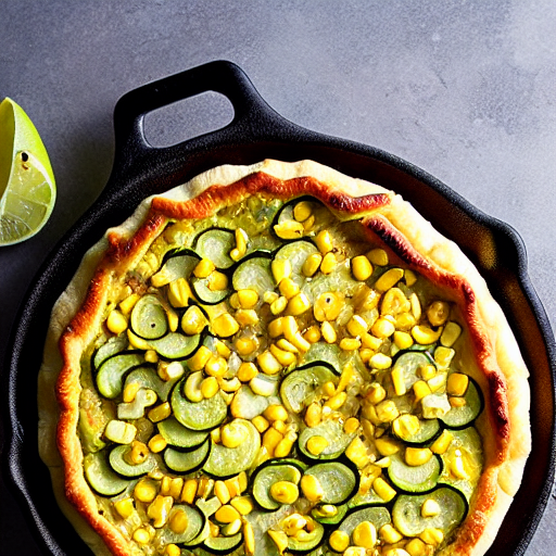 Zucchini and Corn Pie