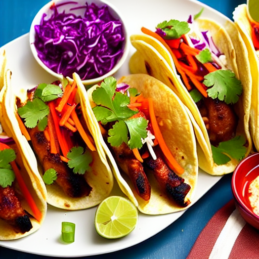 Halal BBQ Tacos