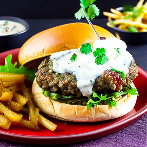 Mujadara Burger