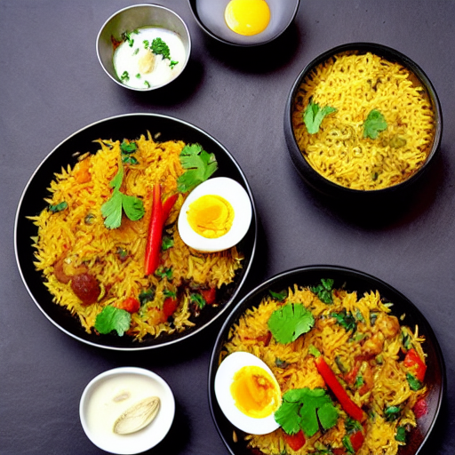 Kadai Egg Biryani