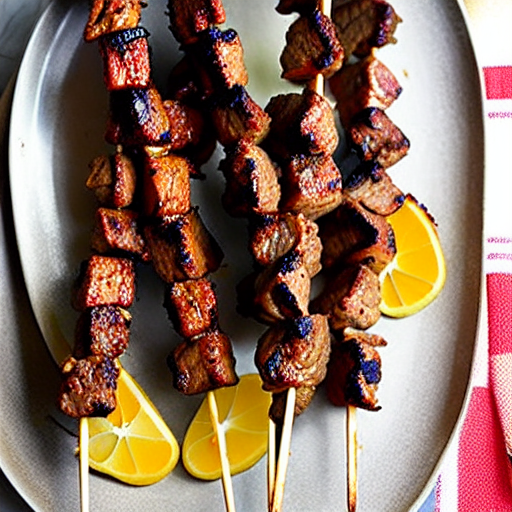 Cinnamon Lamb Skewers