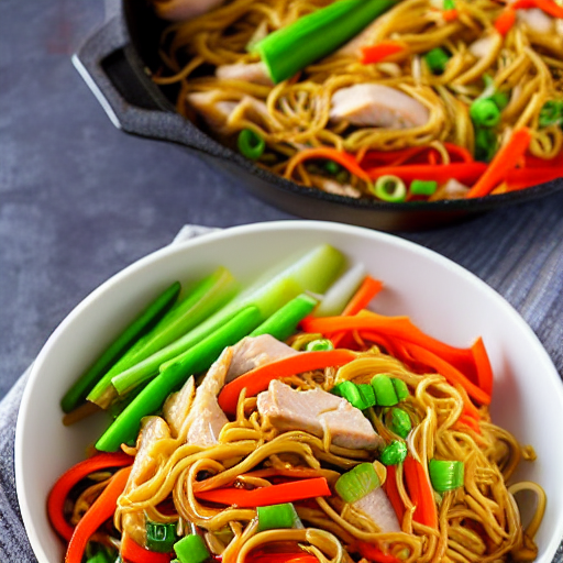Gluten-Free Chicken and Vegetable Lo Mein
