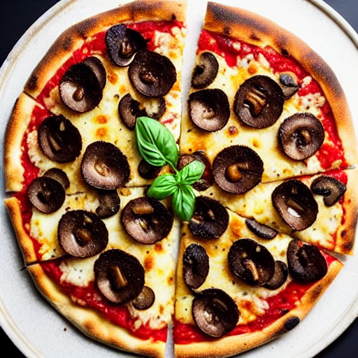 Pizza de Setas y Trufa