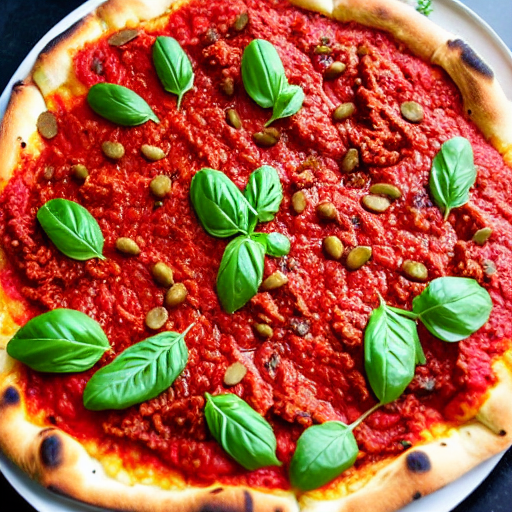 Muhammara Pizza