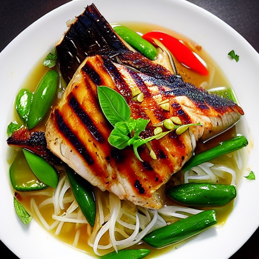 Cá Nục Nướng Mắm