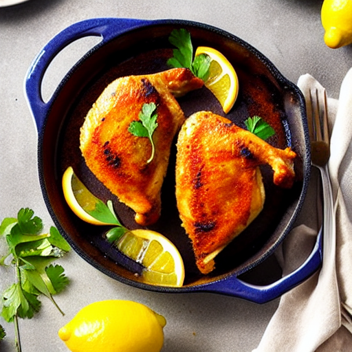 Baked Chicken with Preserved Lemons