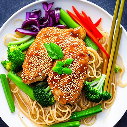 Sesame Chicken Noodles
