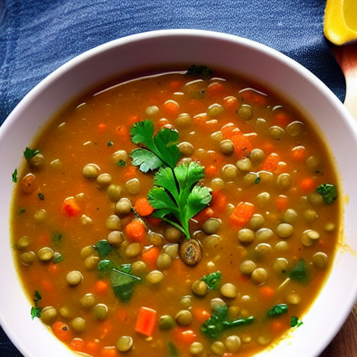 Lentil and Fish Soup