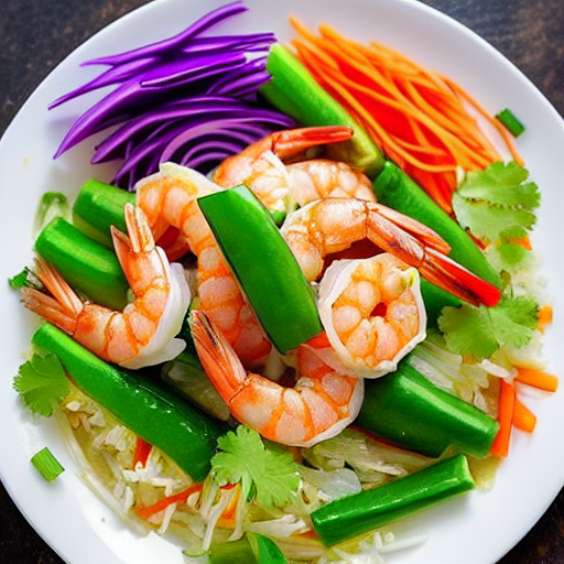 Gỏi Tôm Bánh Tráng
