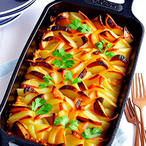 Korean Potato Bake
