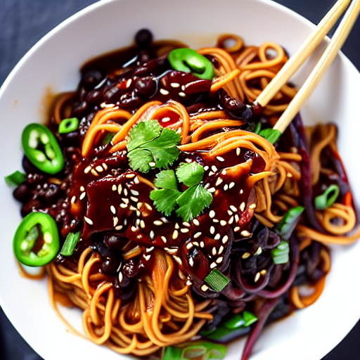 Vegan Jjajangmyeon