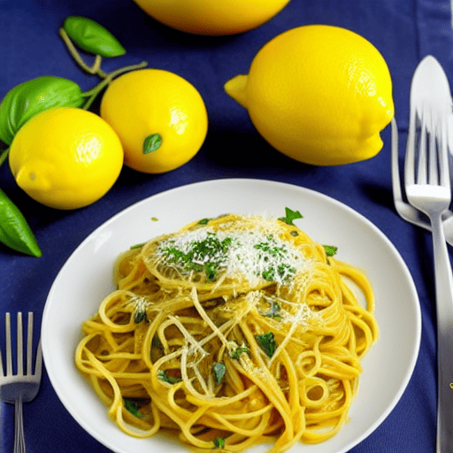 Pasta con Limone e Aglio