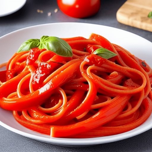 Pasta con i Pomodori e Peperoni
