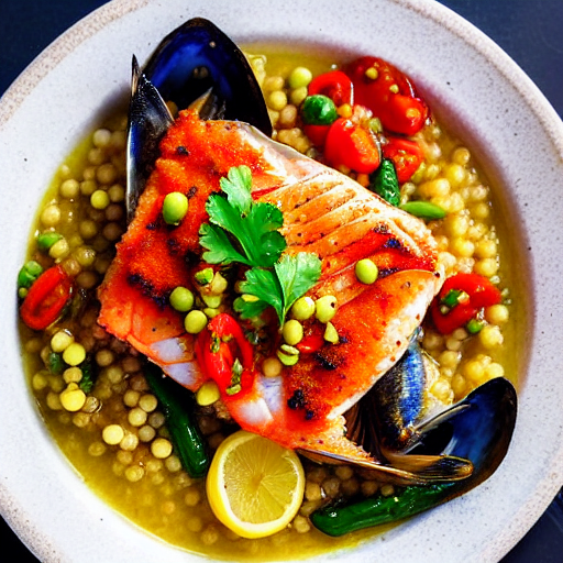 Couscous aux Poissons de Mer