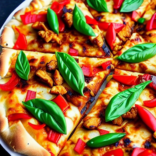 Kung Pao Chicken Pizza