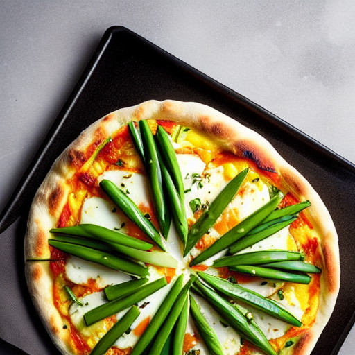 Egg and Chive Pizza