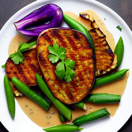 Eggplant with Garlic Sauce