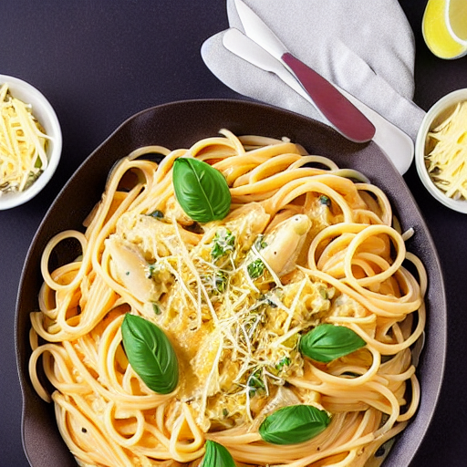 Pasta with Crab and Cheese